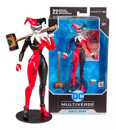 Boneca Dc Multiverse Harley Quinn Arlequina Articulada Fun