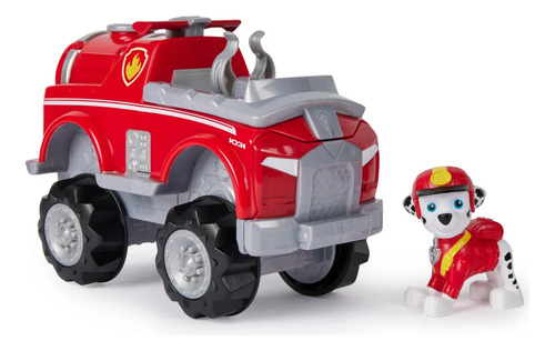 Paw Patrol Jungle Pups - Vehiculos Trasformables De Animales Marshalls Elephant Vehiculo Rojo