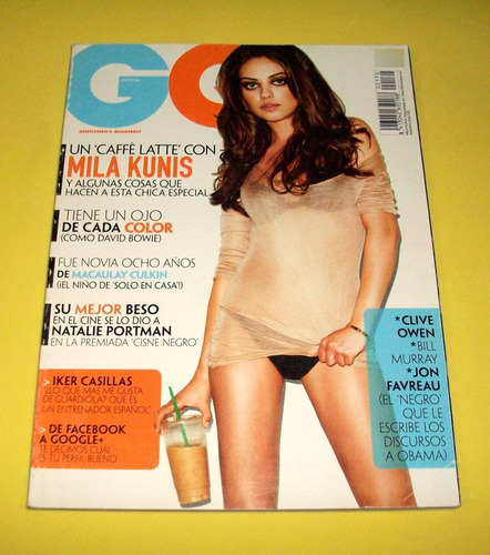 Mila Kunis Revista Gq Iker Casillas Zoe Saldaña Simon Nesman