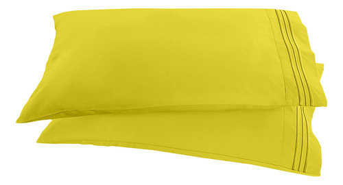 Funda De Almohada 2 Piezas Calidad Egipcia Tamaño Estándar A