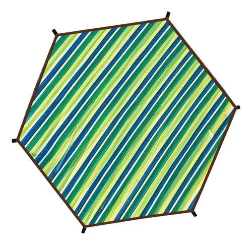 Cubierta De Sombra De Trampolín Tapa 12 Pies Para 6 Polos