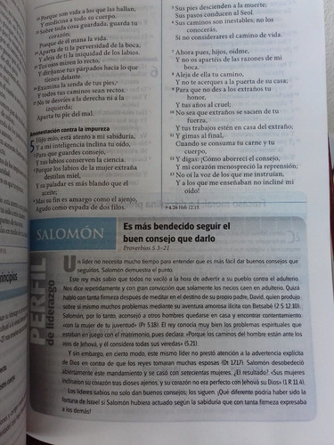 Imagen 7 de 7 de La Biblia De Liderazgo De Maxwell Rvr-1960 Manual Tapa Dura