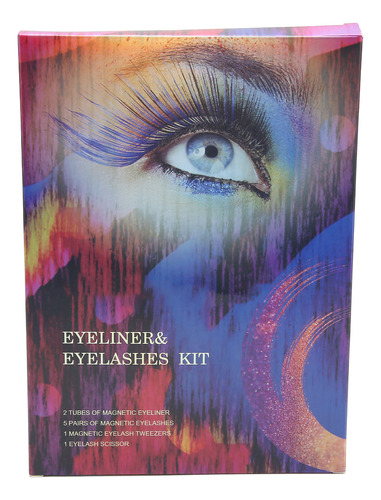 Delineador De Ojos Magnetism Lashes, 5 Pares, Kit Magnético