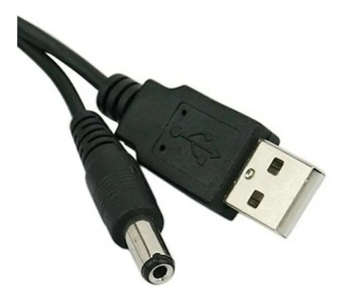 Cable Usb A Plug Dc 2.1mm Macho Para Carga 