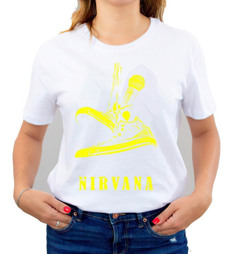 Polera Algodón Nirvana Banda De Rock Exclusivo Convers C-730