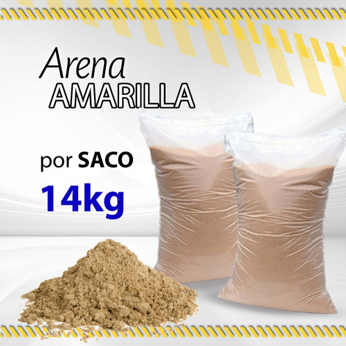 Arena Amarilla Por Saco 14kg / 000005799