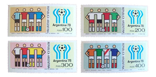 Argentina Deportes, Serie Gj 1814-7 Mundial 78 Mint L4028