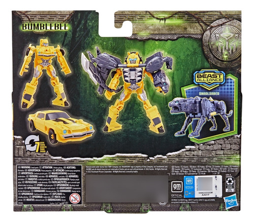 Figura De Acción Transformers Bumblebee Y Snarlsaber