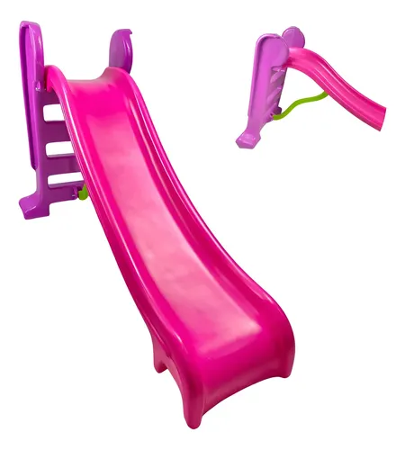 Escorregador de Plástico com 3 Degraus para Parquinho Infantil
