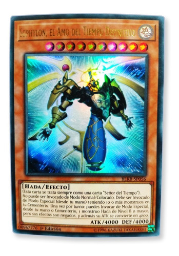 Yugi-oh! Sephylon The Ultimate Timelord Blrr-en056 Ultra