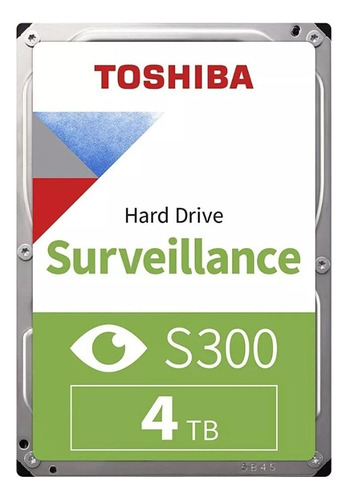 Toshiba Disco Duro Interno Para Videovigilancia S300 4tb Verde Claro