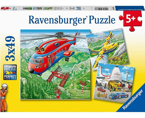 Rompecabezas Ravensburger 3 En 1 En Las Nubes 49 Piezas