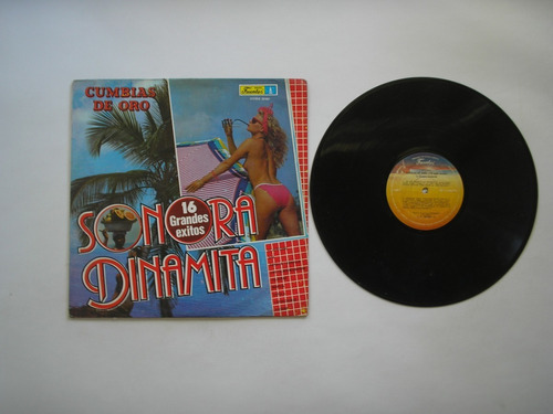 Lp Vinilo La Sonora Dinamita Cumbias De Oro 16 Exitos 1987