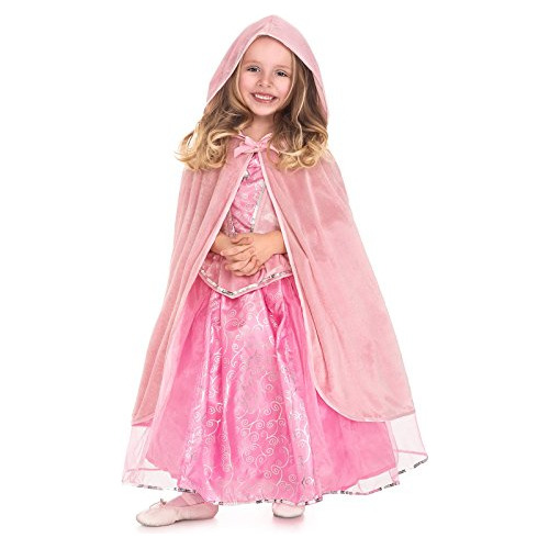 Capa Tradicional Rosa Niñas, Talla S/m (1-5 Años)