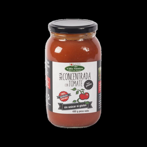 Salsa Concentrada Con Tomate X 480 Grs  Villa Santos