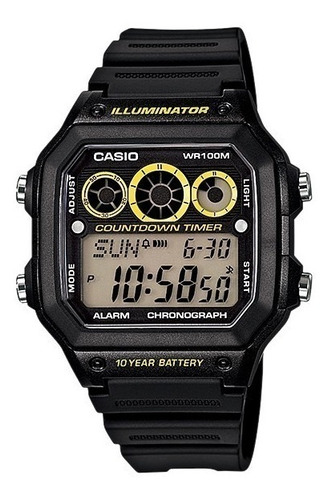 Reloj Casio Ae-1300wh-1a Hombre Illuminator Envio Gratis