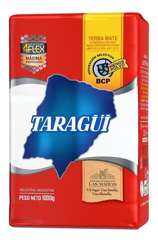 Yerba Mate Taragüi Bcp 4flex 1kg