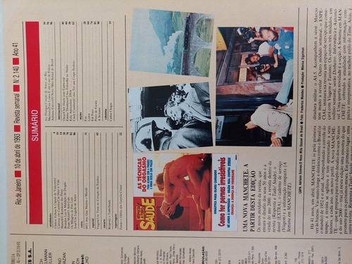 Manchete 2140 - 4/93 Jesse, Brandon Lee, Eastwood, A Esteves (Usado)