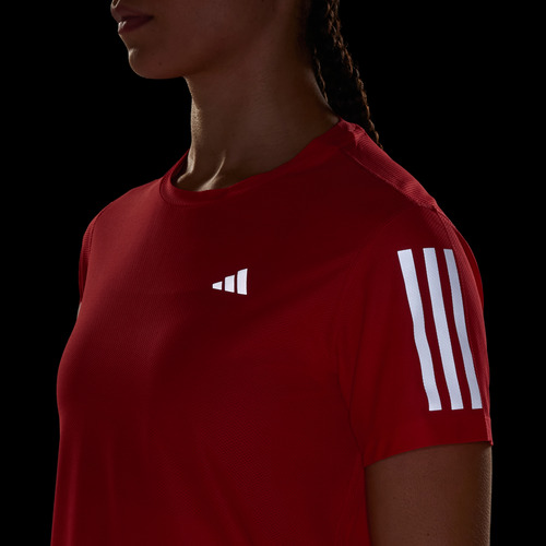 Playera adidas Correr Own The Run Mujer Rojo Jd6432