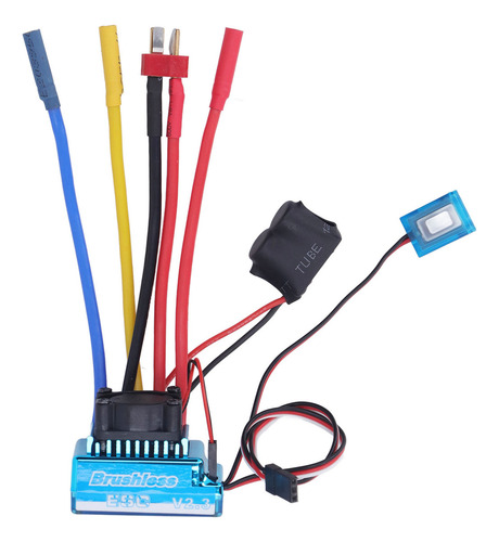 * Esc Sin Escobillas De 60 A For Modelo 1/10 Rc De Coche O