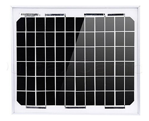 Paneles Solares -  10w 12v Panel Solar Marco De Aluminio Car