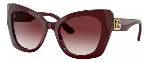 Lentes Anteojos Sol Dolce & Gabbanna Dg4405 Lente Rojo Varilla Rojo Armazón Rojo Diseño 30918h-53-l