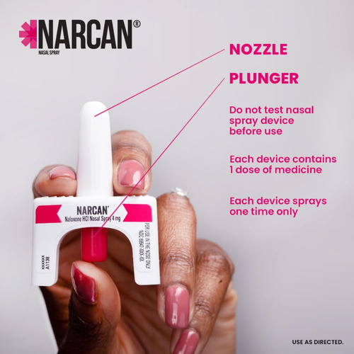 Narcan Spray Nasal 4 Mg - 2 Dispositivos Dosis Unica
