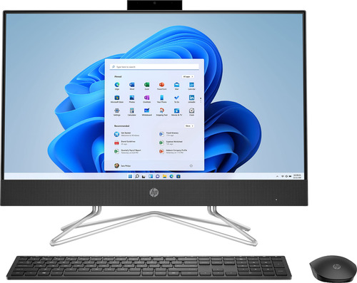 2022 Hp 24 Fhd Ips Pantalla Tactil Todo Uno Computadora Amd