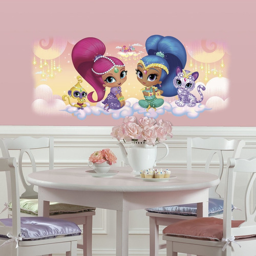 Vinilo Decorativo Pared [1m0axrdy] Shimmer And Shine Burst