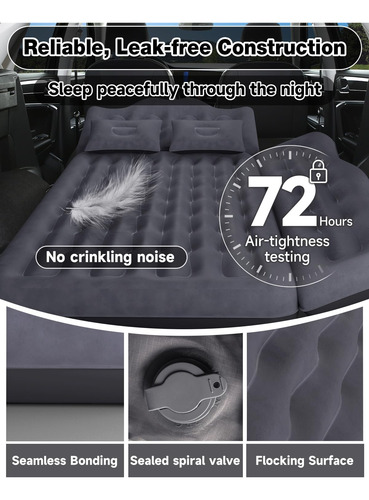Cama De Colchón De Automóvil Inflable De Umbrauto: Colchón D