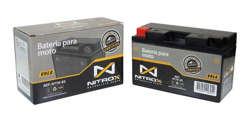 Imagen 2 de 2 de Batería Nitrox Moto Yamaha Bws 125