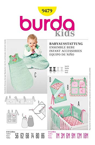 Burda Baby Easy Sewing Pattern  - Saco De Dormir Y Accesori.