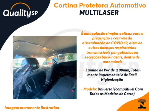 Cortina Protetora Para Veiculos Plástico Multilaser Au970