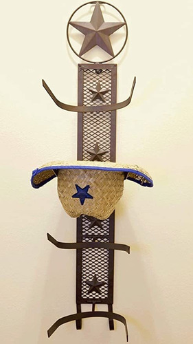 Bestgiftever La Estrella Del Metal 4 Del Sombrero De Vaquero