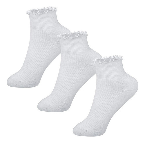 6 Pares De Calcetines Lolita Para Mujer, Calcetines Tobiller