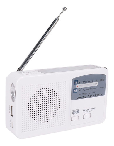 Ranen Radio Emergencia Manivela Solar Manual Bateria Usb Am