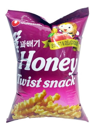 Frituras Sabor Miel Honey Twist Snack (fritura Koreana)