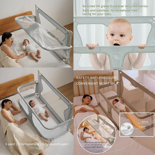 3 En 1 Cunas Para Bebes Cuna Plegable Cama De Bebe Cuna