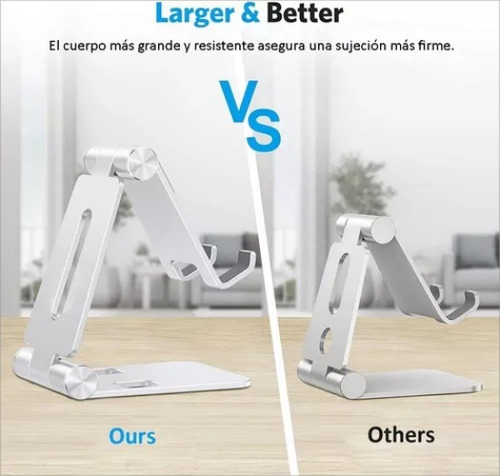 Soporte Genérico De Escritorio Con Base De Aluminio For Tel