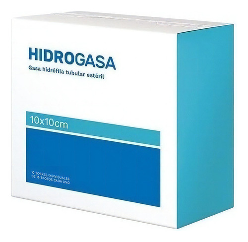 Gasa Esteril Caja De 10 Sobres De 10x10cm Hidrogasa