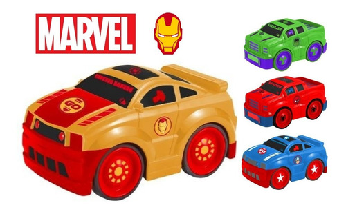 Auto Juguete 15cm Touch Avengers 7550 Sonido Babymovil