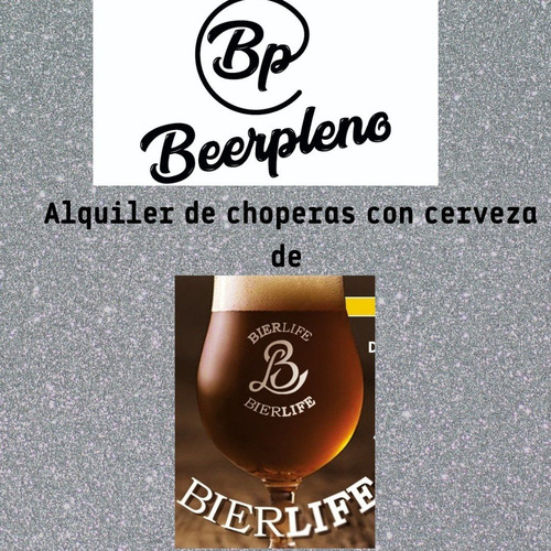 Imagen 3 de 3 de Alquiler De Choperas Barril De 50 Y 30 Lts Cerveza Bierlife