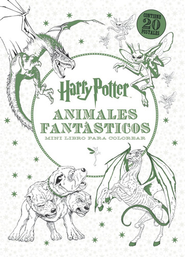 Harry Potter Animales Fantasticos Mini Libro Para Colorea...