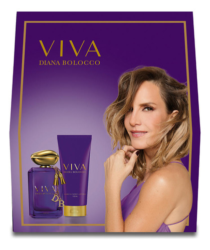 Set Diana Bolocco Viva Edp 100 Ml + Hand & Body Lotion