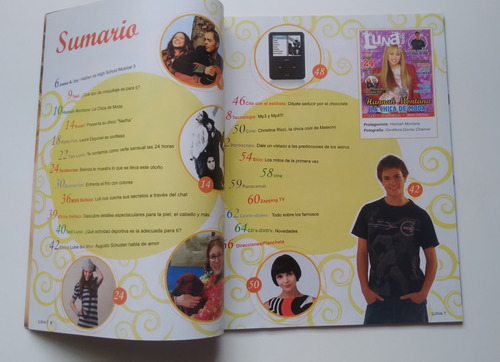 Revista Luna Teen N° 2 - 2008 Hannah Montana/josse Y Joy. J (Usado)