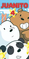 Comprar Osos Escandalosos Bare Bears Lona Personalizada 1x50