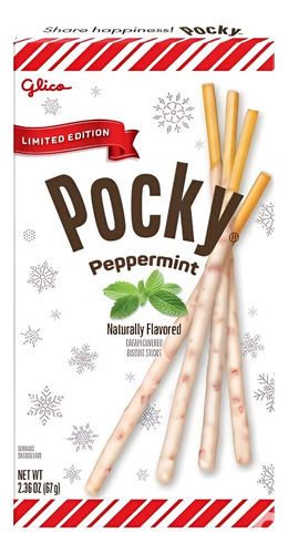 Galletas Pocky Peppermint 67g Edicion Limitada Glico Ezaki