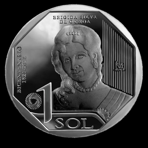 Moneda De Brígida Silva De Ochoa - Colección Bicentenario