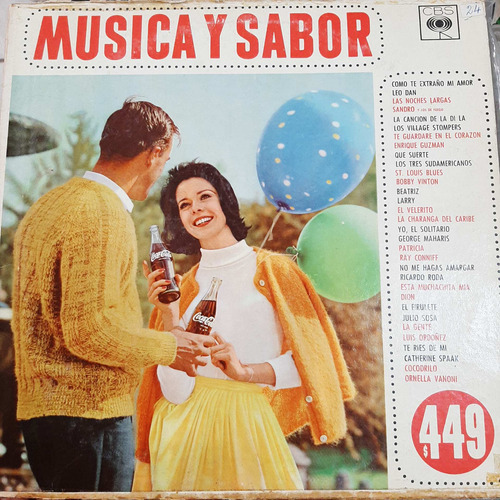 Vinilo Musica Y Sabor Spaak Sandro Larry Roda Vinton Cp2