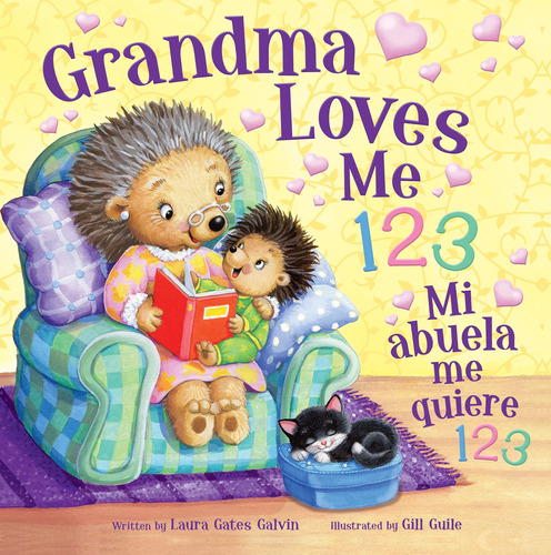Libro: Grandma Loves Me Abuela Me Quiere 123-bilingual Child